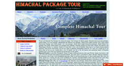 Desktop Screenshot of himachalpackagetour.com